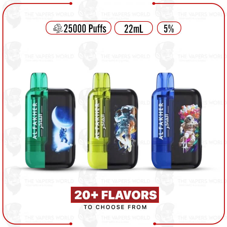 Al-Fakher-Crown-Bar-Ultra-25K-Puffs-Disposable.jpg AL Fakher Crown Bar Ultra 25K Puffs Disposable - Image 1