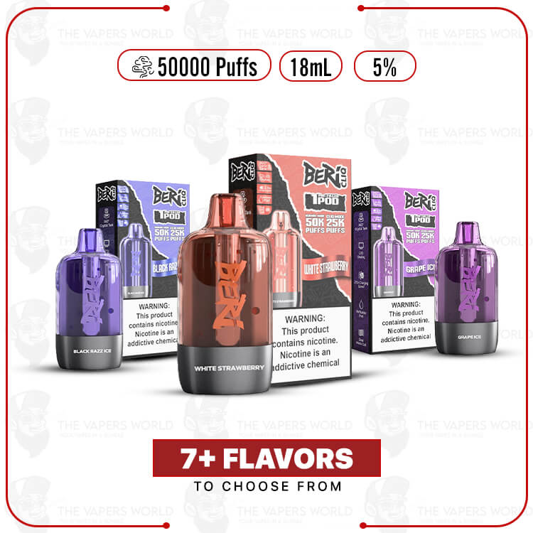 Beri-Cliq-50K-Disposable-Refill-Pod.jpg Beri Cliq 50K Disposable Pod - Image 1