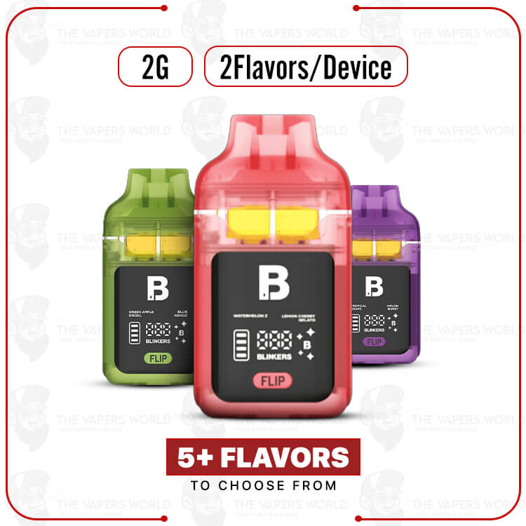Blinkers-FLIP-Dual-Chamber-Disposables-2G-1.jpg Blinkers FLIP Dual Chamber Disposables 2G - Image 1