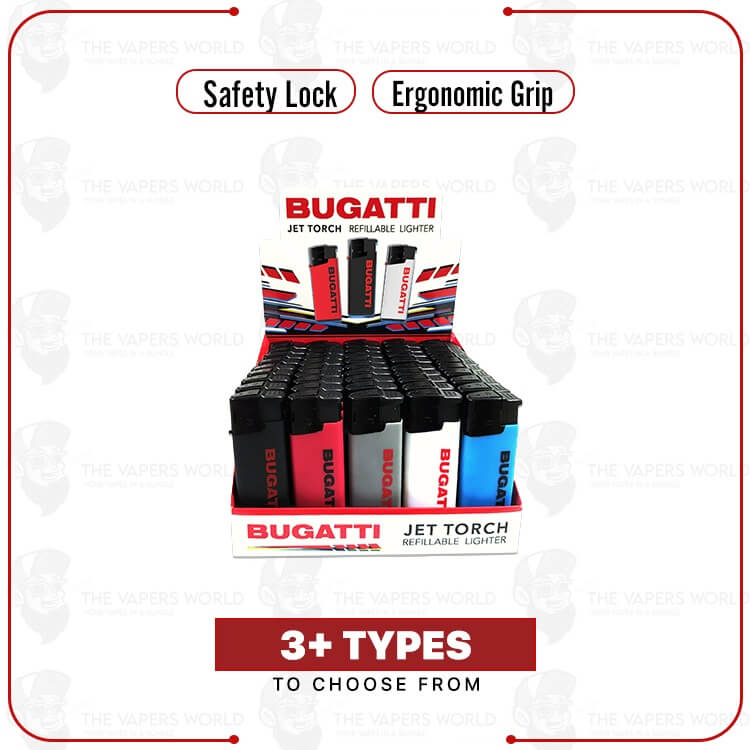Bugatti-Torch-Lighters.jpg Bugatti Torch Lighters – 20/50’s - Image 1