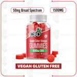 CBDFx CBD Gummies with Apple Cider Vinegar 1500mg