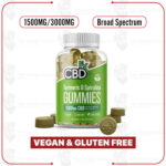 The Vape Avenue CBD Gummies mit Kurkuma und Spirulina