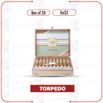 Classico by The Vape Avenue: Torpedo 6×52 Box of 20 Cigars