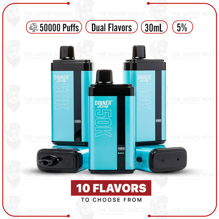 Dinner-Lady-Row-DL50k-Puffs-Dual-Flavor.jpg Dinner Lady Row DL50K Puffs Dual Flavor Vape - Image 1