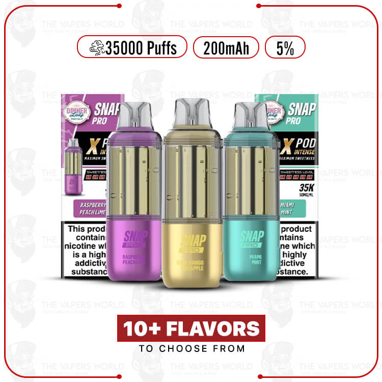 Dinner-Lady-Snap-Pro-Intense-35K-Replacement-Pod-Cartridge-1PK-1.jpg The Vape Avenue Snap Pro Intense 35K Disposable Refill Pod – 1PK - Image 1