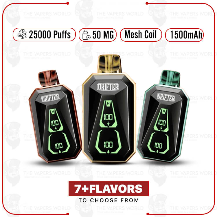 Drifter-Bar-25000-Puff-Disposable.jpg Drifter Bar 25000 Puff Disposable - Image 1