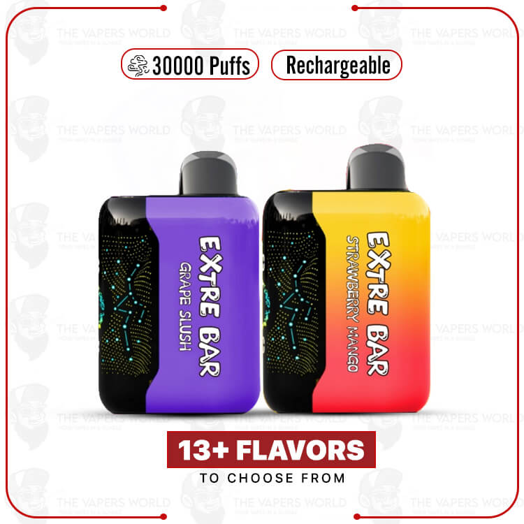 Extre-Bar-30K-Puffs-Disposable-Vape-1.jpg Extre Bar 30K Puffs Vape Disposable - Image 1