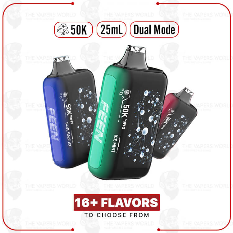 FEEN-50k-Disposable-Vape-Device.jpg FEEN 50K Puffs Disposable Vape - Image 1