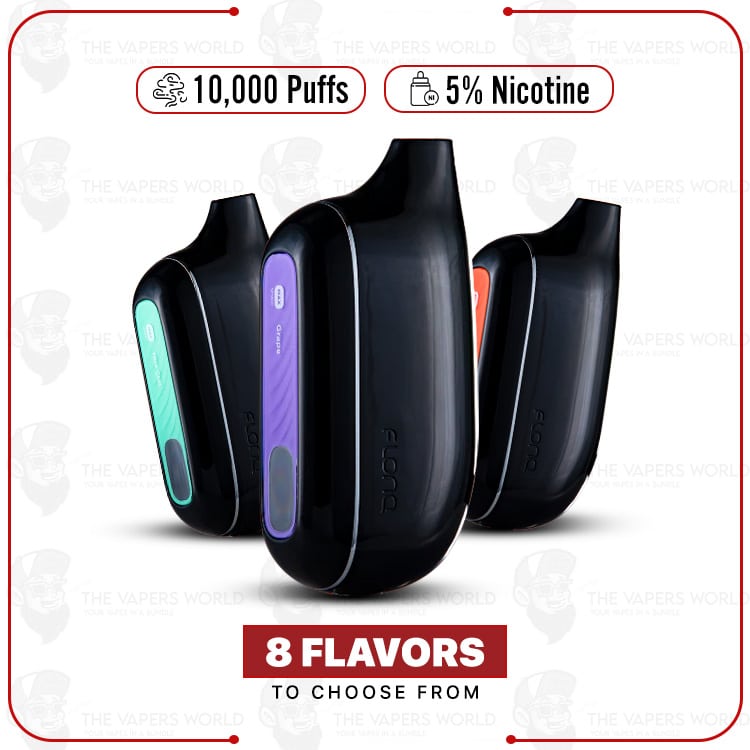 FLONQ-5-percent-10000-Puffs-Disposable.jpeg FLONQ Max Smart 10000 5% Rechargeable Disposable Device - Image 1