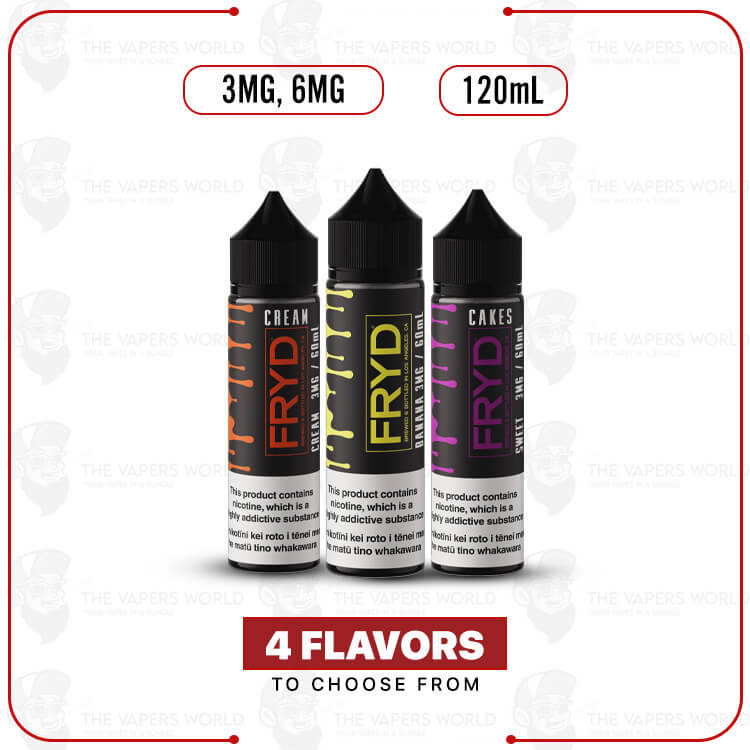 FRYD-Banana-Synthetic-Nicotine-120ml-E-Juice.jpg FRYD Synthetic Nicotine 120ml E-Juice - Image 1