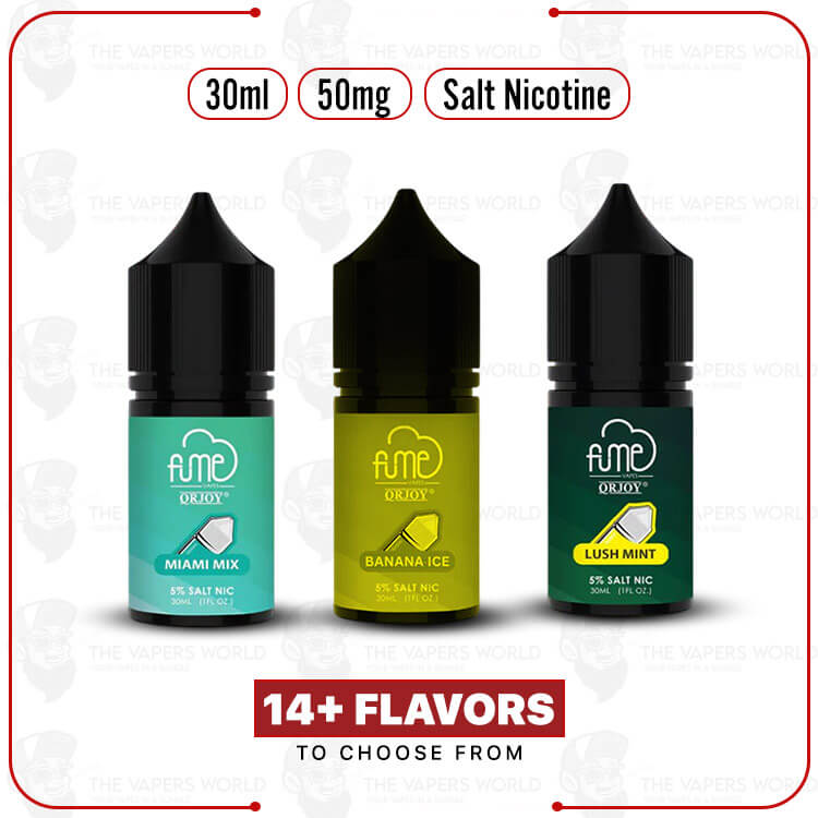 FUME-Salt-Nic-Juice-Vape-Flavors-30ml.jpg FUME Salt Nic Juice Vape Flavors 30ml - Image 1