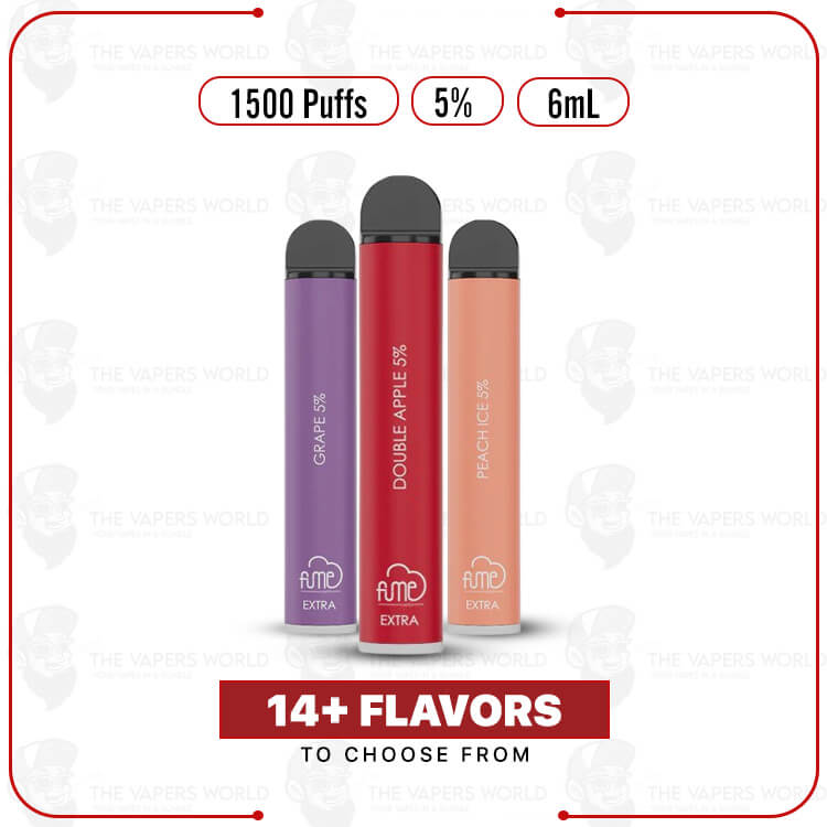 Fuzze-Extra-1500-Puff-Disposable.jpg Fuzze Extra 1500 Puffs Disposable - Image 1