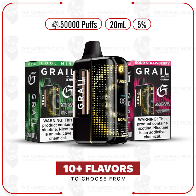 Grail-G550-50K-Puff-Disposable.jpg Grail G550 50K Puff Disposable - Image 1