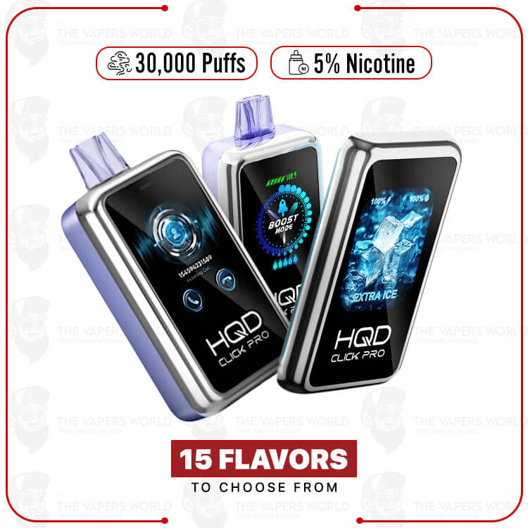 HQD-CUVIE-CLICK-PRO-30K.png HQD Cuvie Click Pro 30k Puffs Disposable Vape - Image 1