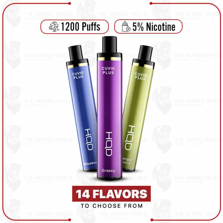 HQD-Cuvie-Plus-Disposable-1200-Puffs.jpg HQD Cuvie Plus Disposable 1200 Puffs - Image 1