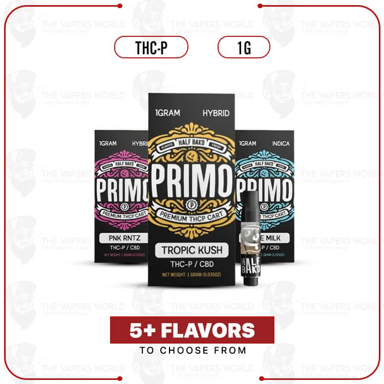 Half-Bak-d-Primo-Blend-THC-P-Cartridge-1G.jpg Half Bak’d Primo Blend THC-P Cartridge – 1G - Image 1