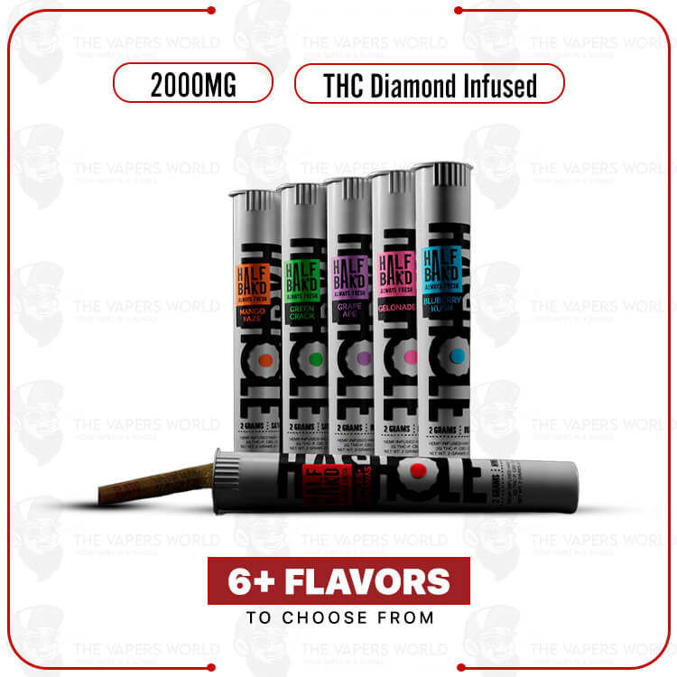 Half-Bakd-THC-Core-Hash-Hole-Pre-rolls-2G-1.jpg Half Bak’d THC Core Hash Hole Pre-Rolls 2G – 1CT - Image 1