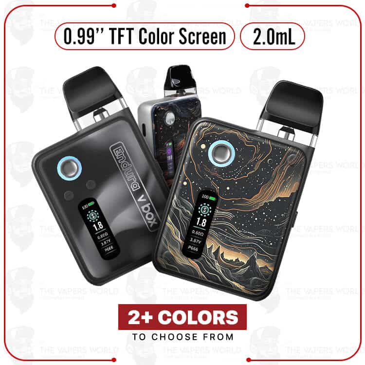 Innokin-Endura-V-Box-Pod-Kit.jpg Innokin Endura V Box Pod Kit - Image 1