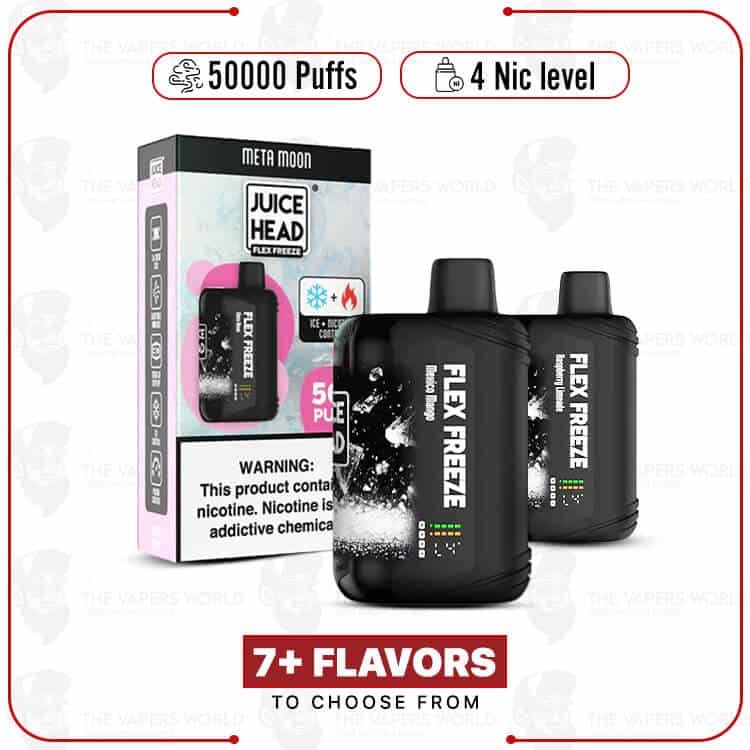 Juice-Head-Flex-Freeze-50K-Puffs-Disposable.jpg Flex Freeze 50K Puff Disposable - Image 1