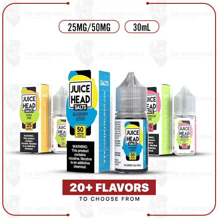 Juice-Head-Salt-30ml-E-Juice.jpg Juice Head Salt 30ml E-Juice - Image 1