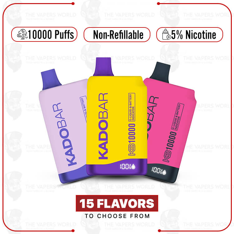 Kado-Bar-KB10000-Disposable-Vape-Device.jpg Kado Bar KB10000 Disposable Vape Device - Image 1