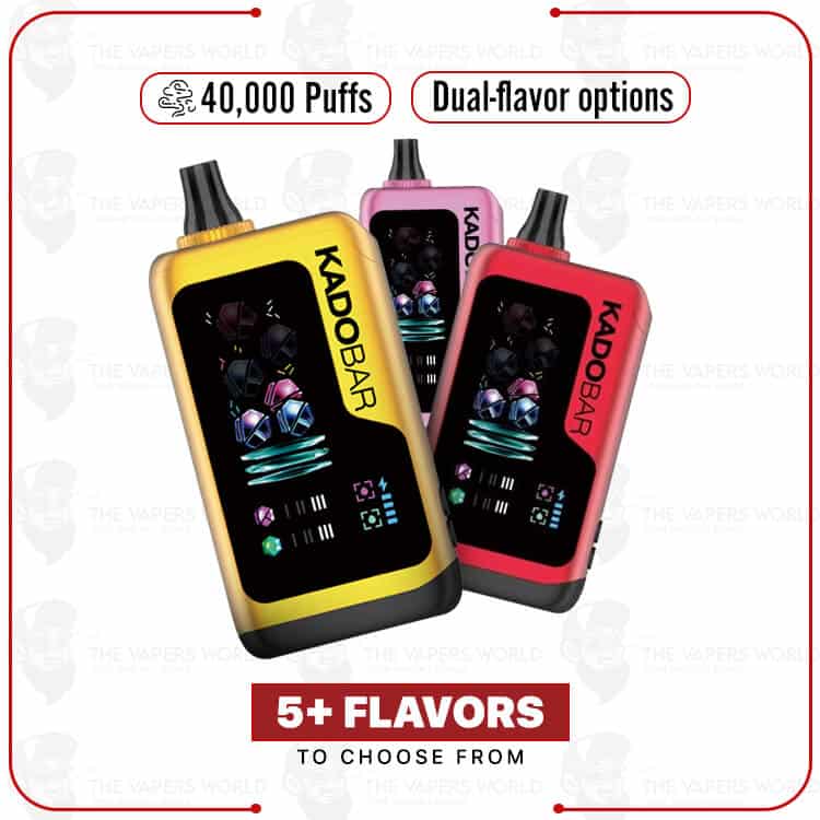 KadoBar-40k-Adjust-Flavors.jpg KadoBar Adjust Flavors 40k Disposable Vape - Image 1