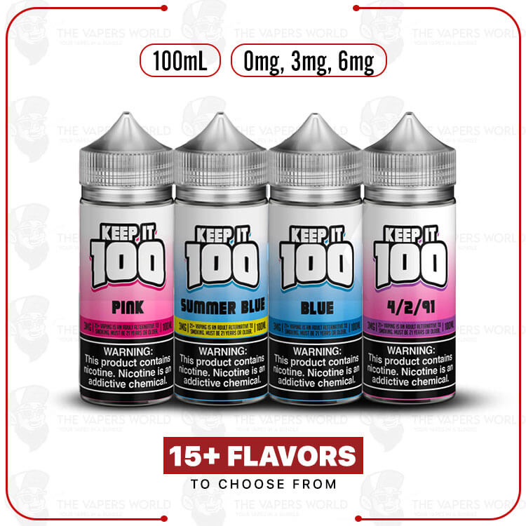 Keep-it-100-E-Liquid-Synthetic-Nicotine-Vape-100ml.jpg Keep it 100 E-Liquid Synthetic Nicotine Vape 100ml - Image 1