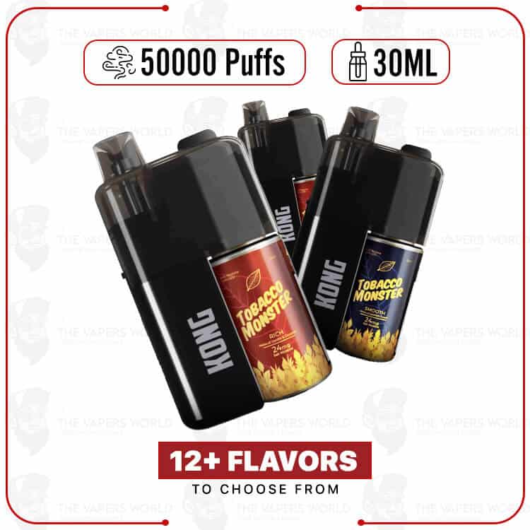 Kong-by-Zilla-x-Monster-Salt-30ml-50K-Puff-Disposable.jpg Kong by Zilla x Monster Salt 30ml – 50K Puff Disposable - Image 1