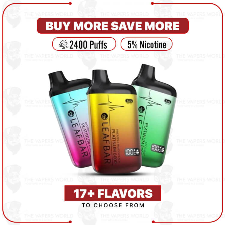 Leaf-Bar-Platinum-8000-Puff-Disposable-Vape-1.jpg Leaf Bar Platinum 8000 Puff Disposable Vape - Image 1