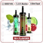 MFU SHISHA X2 Hookah 60,000 Puff Disposable