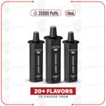 MFU SHISHA X5 Hookah 35K Puffs Disposable Refill Pod – 1PK