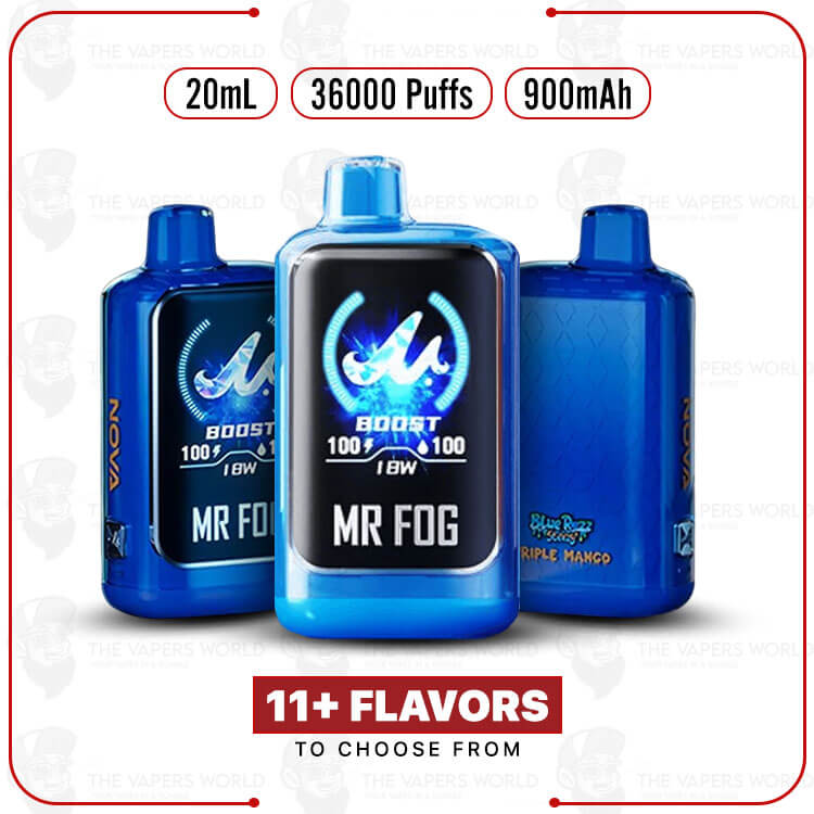 Mr-Fog-Nova-36K-Puffs-Blue-Razz-Steezy-Series-Disposable.jpg Nova 36K Puffs Blue Razz Steezy Series Disposable - Image 1