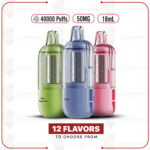 Nexa Flex Crystal 40K Disposable Refill Pod – 2PK