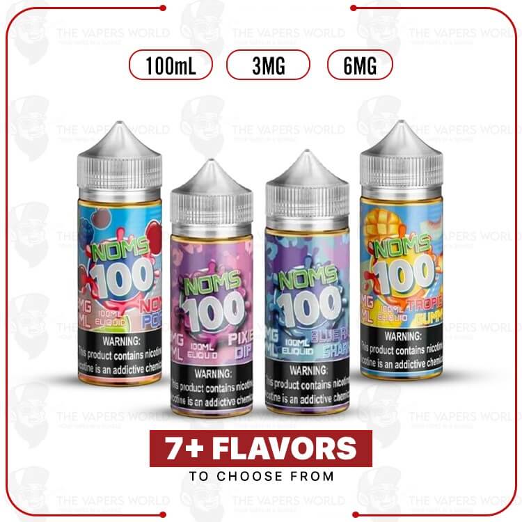 Noms-100-Series-100ml-E-Juices.jpg Noms 100 Series 100ml E-Juices - Image 1