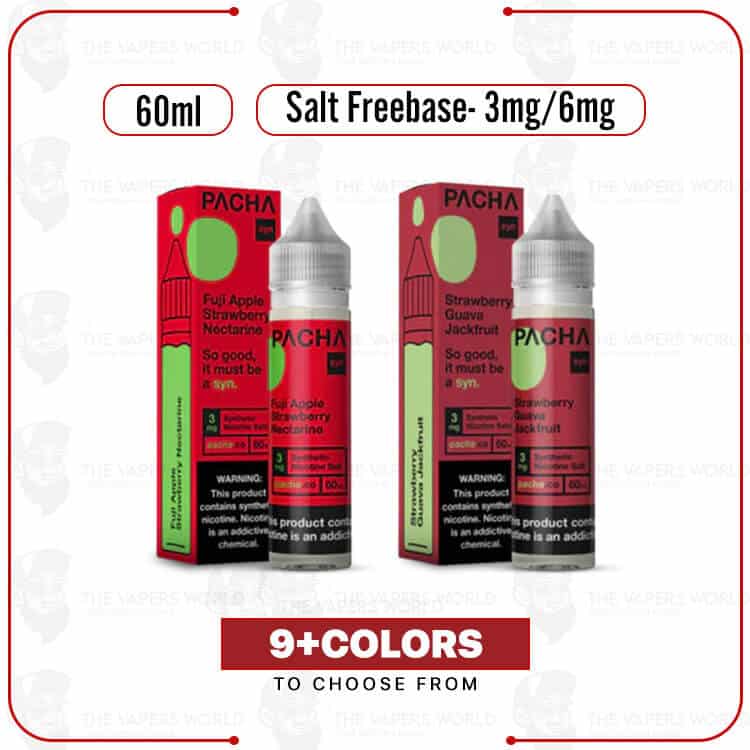 Pacha-Synthetic-Nicotine-60ml-E-Juice.jpg Pacha Synthetic Nicotine 60ml E-Juice - Image 1