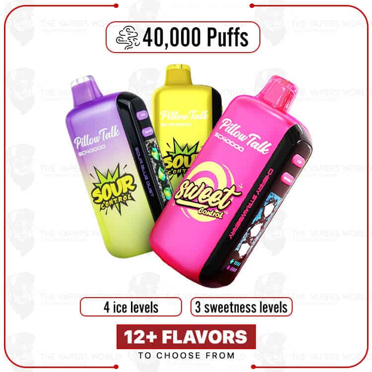 Pillow-Talk-SOUR-SWEET-CONTROL-SC40000-Disposable.jpg Pillow Talk SC40000 Disposable Vape - Image 1