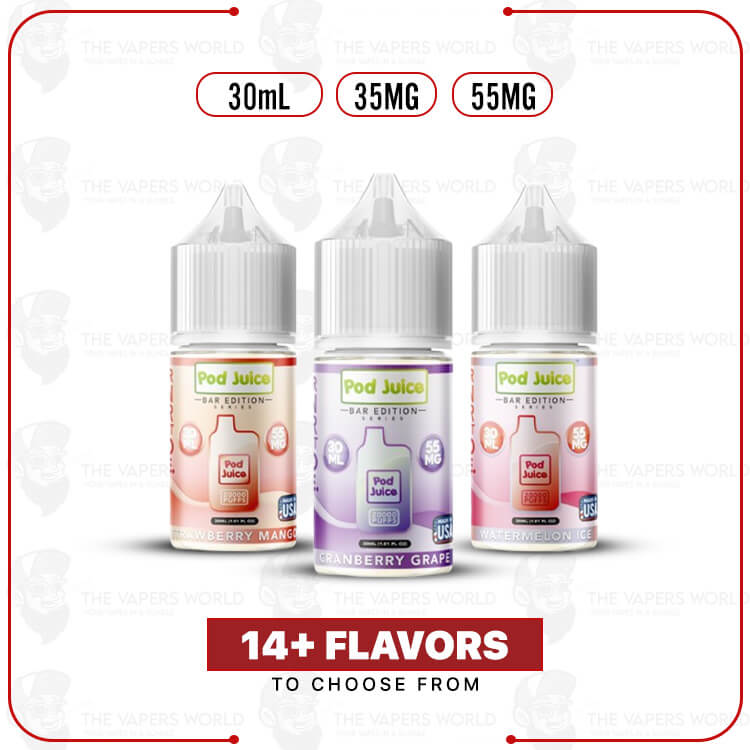Pod-Juice-Salt-PJ-5000-Series-Tobacco-Free-Nicotine-E-Juice-30ml.jpg The Vape Avenue PJ 5000 Series Tobacco Free Nicotine E-Juice 30ml - Image 1