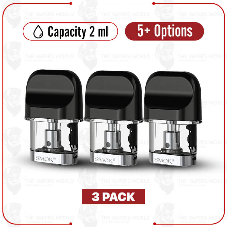 SMOK-NOVO-2-Replacement-Pod-Cartridge-3PK-1.jpg SMOK NOVO 2 Replacement Pod Cartridge - 3PK - Image 1