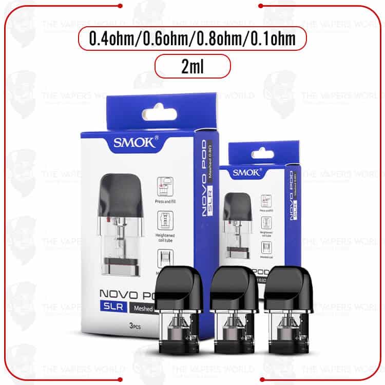 SMOK-NOVO-SLR-Replacement-Pod-Cartridge-3PK-1.jpg SMOK NOVO SLR Replacement Pod Cartridge – 3PK - Image 1