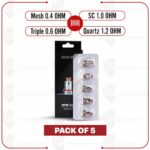 SMOK RPM Replacement Coil – 5PK