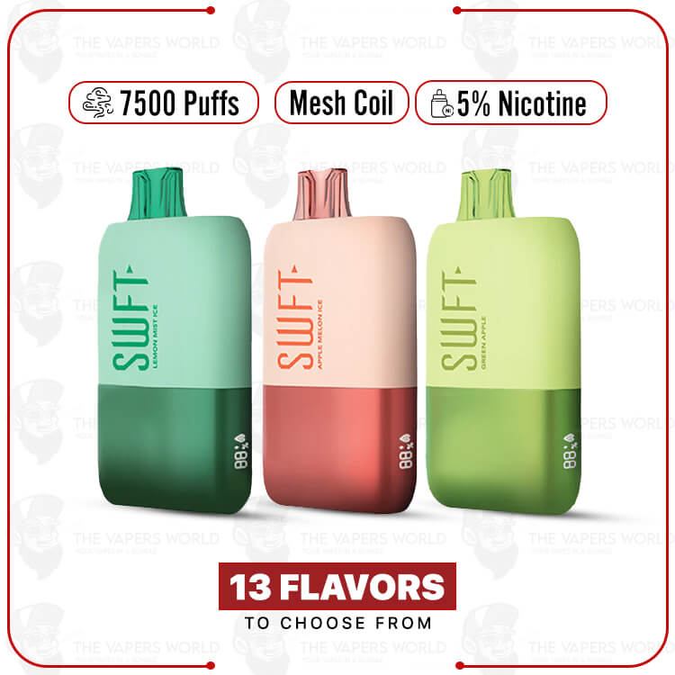 SWFT-Icon-7500-Puff-Disposable-Vape.jpg SWFT Icon 7500 Puff Disposable Vape - Image 1