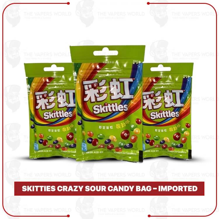 Skitties-Crazy-Sour-Candy-Bag-–-Imported.jpg Skitties Crazy Sour Candy Bag - Imported - Image 1