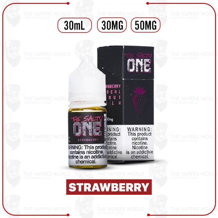 The-Salty-One-Strawberry-30ml-E-Juice-1.jpg The Salty One Strawberry 30ml E-Juice - Image 1