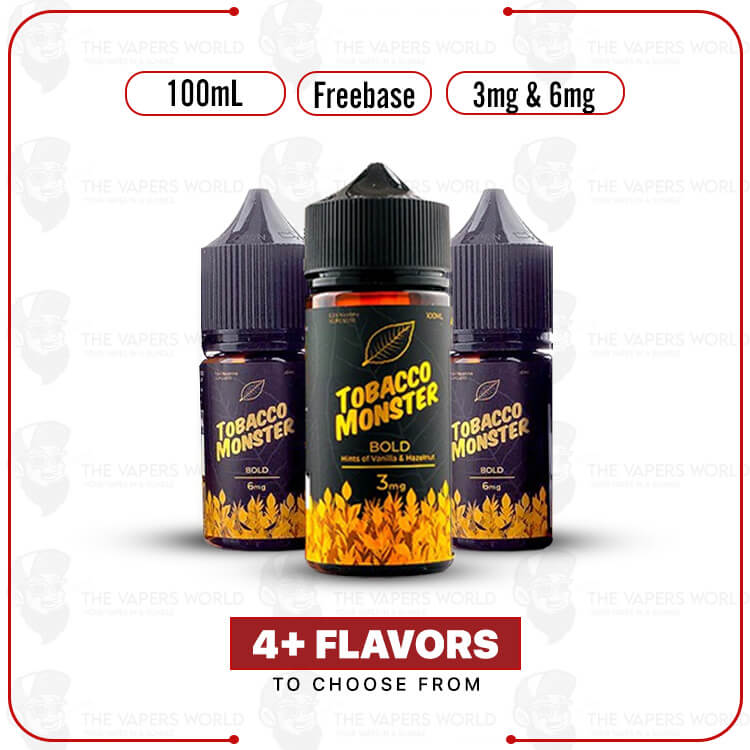 Tobacco-Monster-100ml-E-Juice.jpg Tobacco Monster E-Juice 100ML - Image 1