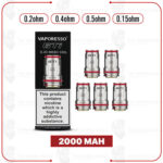 VAPORESSO GTi Replacement Coils – 5PK
