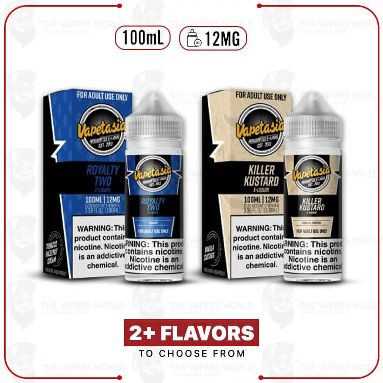 Vapetasia-100mL-E-Juice-12MG-1.jpg Vapetasia 12MG 100mL E-Juice - Image 1