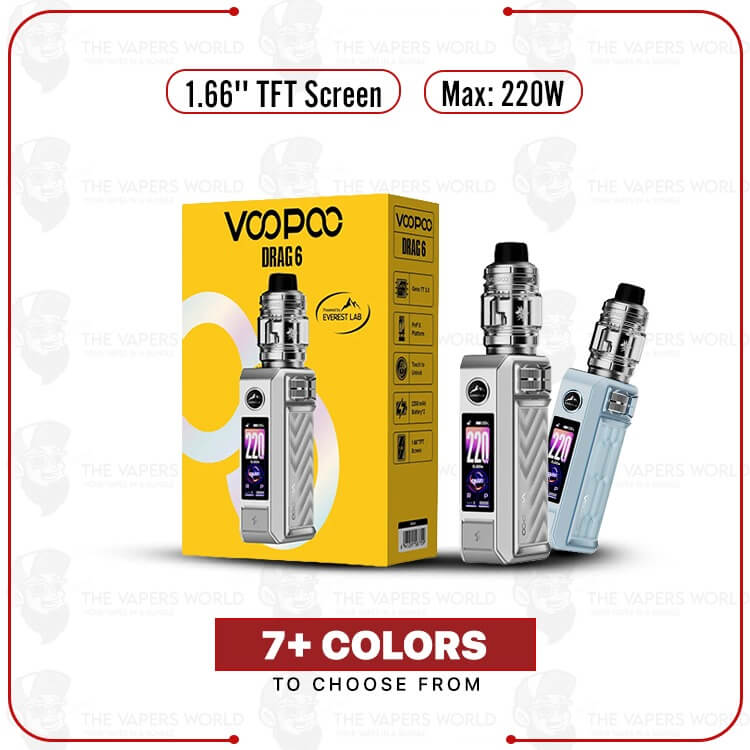VooPoo-DRAG-6-vape-mod-kit.jpg VooPoo Drag 6 Vape Mod Kit - Image 1