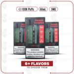 WiWi Fares Shisha 100K Puffs Disposable Vape – 3MG