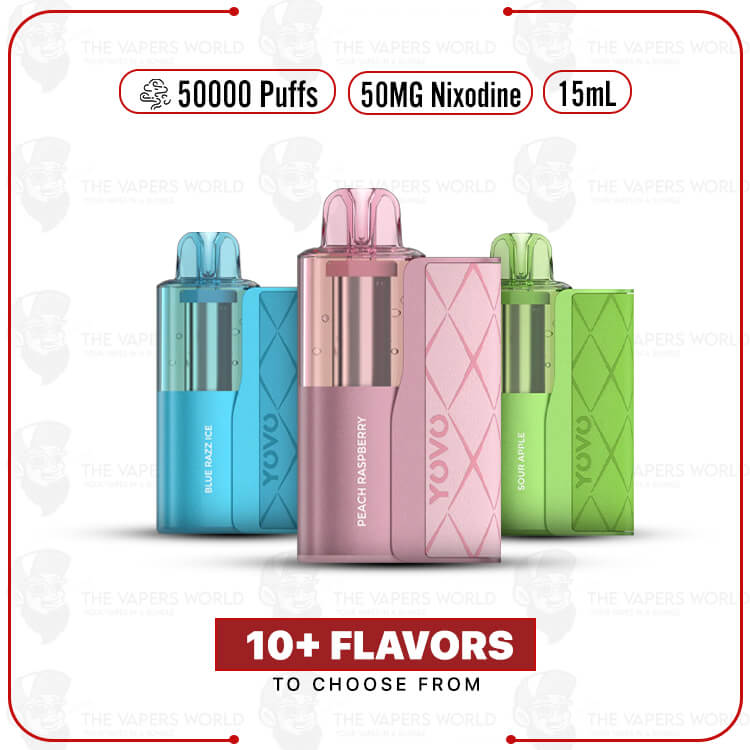 Yovo-JB50k-Disposable-Kit-Nixodine-Nicotine-Free-Disposable.jpg YOVO JB50K Nixodine Disposable Vape Kit - Image 1